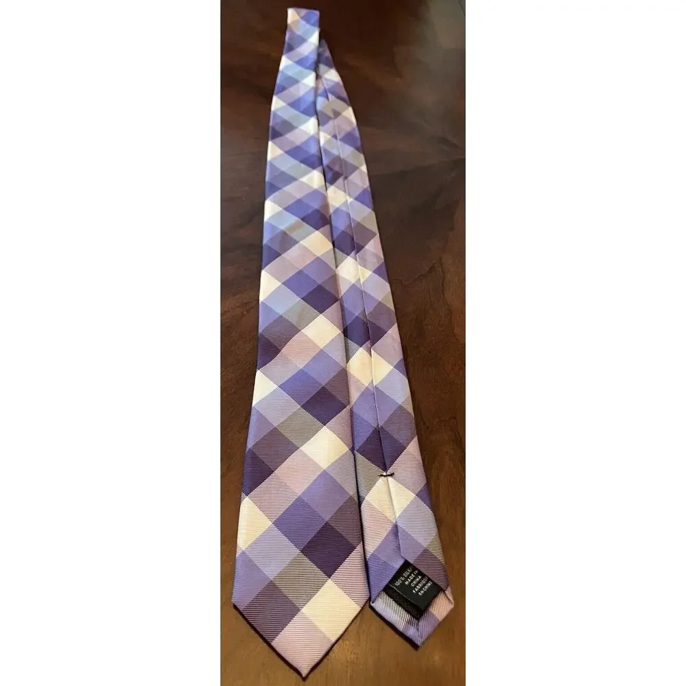 Nordstrom Kids Purple 100% Silk Men’s Neck Tie Made In China
